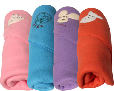 

My NewBorn Cartoon  Blanket(Polyester, Purple, Tomato Red, Pink, Sky Blue, Pink;purple;sky blue;tomato red