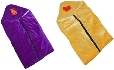 

Feathers Plain  Baby Sleep Sack(Microfiber, Multicolor