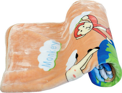 

MeeMee Animal  Blanket(Microfiber, Peach