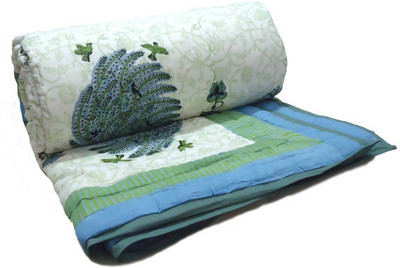 

Jain International Floral  Comforter(Cotton, Multicolor