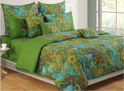 40% OFF on Swayam 180 TC Cotton Double Printed Bedsheet(2 Pillow Covers, 1 Bedsheet, Green, Blue, Yellow) 40% OFF on Swayam 180 TC Cotton Double Printed Bedsheet(2 Pillow Covers, 1 Bedsheet, Green, Blue, Yellow)