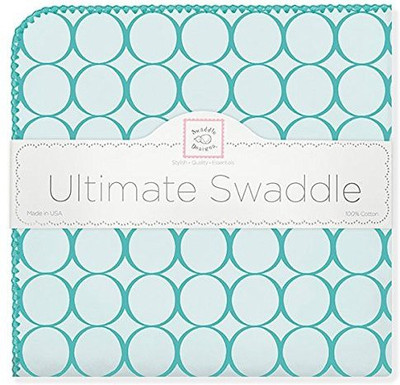 

SwaddleDesigns Self Design  Blanket(Microfiber, Turquoise