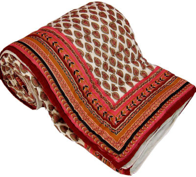 Bagrastore Floral Double Quilt(Microfiber, Multicolor)