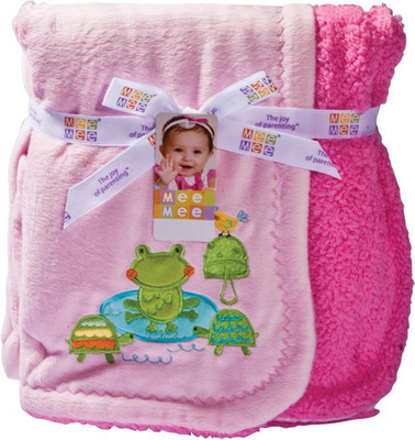 

MeeMee Printed  Blanket(Microfiber, Pink