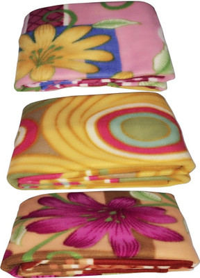 

Galaxy Floral Single Coral Blanket(Microfiber, Multicolor)