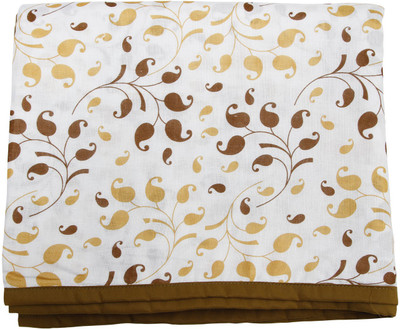 

Coco Bee Printed Queen Dohar(Cotton, Brown)
