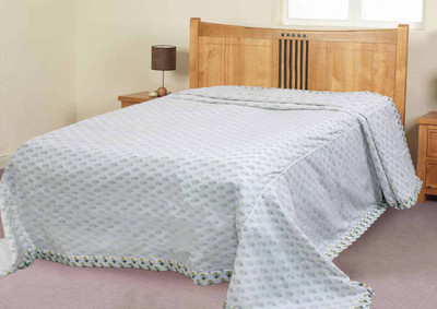 

Rhome Printed  Dohar(Microfiber, Cream