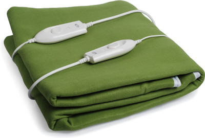 

Expressions Plain  Electric Blanket(Polyester, Green