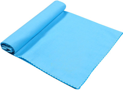 

Ole Baby Plain  Swadding Baby Blanket(Cotton, Blue