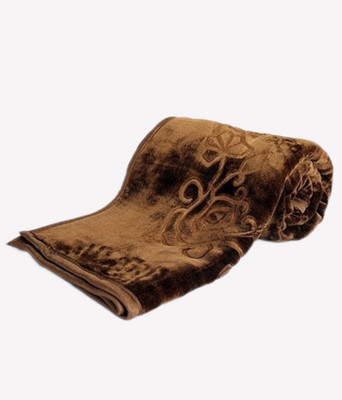 YNA Plain  Mink Blanket(Microfiber, Black
