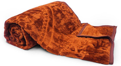 

Home India Floral Single Blanket(Microfiber, Red)