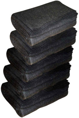 

Aazos Plain  Blanket(100% Wool, Grey