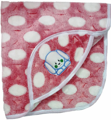 

Brandonn Polka  Hooded Baby Blanket(Microfiber, Beige