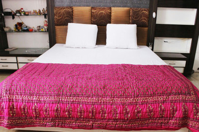 

JaipurCrafts Floral  Comforter(Cotton, Multicolor