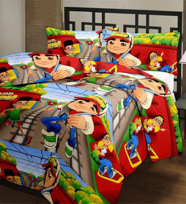 

V Brown Cartoon  Dohar(Microfiber, Multicolor