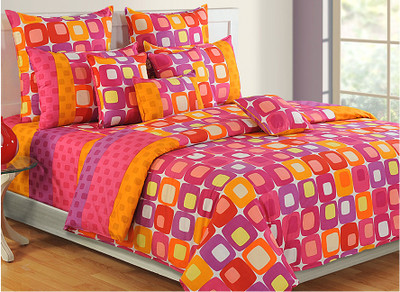 23% OFF on Swayam 180 TC Cotton Single Geometric Bedsheet(1 Bedsheet, 1 Pillow Cover, Pink, Orange, Yellow) 23% OFF on Swayam 180 TC Cotton Single Geometric Bedsheet(1 Bedsheet, 1 Pillow Cover, Pink, Orange, Yellow)