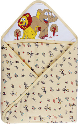 

Littly Printed  Hooded Baby Blanket(Cotton, Multicolor