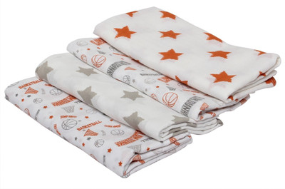 

Bacati Printed  Blanket(Microfiber, Orange