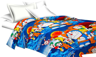 

D & D Crafts Cartoon  Dohar(Microfiber, Blue