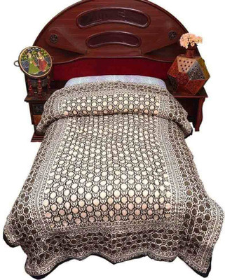 50% OFF on Home India Polka Single Comforter(Microfiber, Beige)