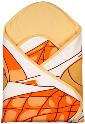 

Brim Hugs & Cuddles Cartoon  Hooded Baby Blanket(Cotton, Beige