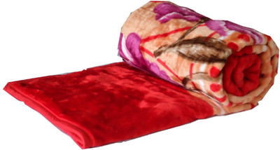 

Snuggle Floral  Mink Blanket(Poly Cotton, Multicolor