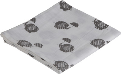 

Brother Baby Animal  Swadding Baby Blanket(Microfiber, white with grey