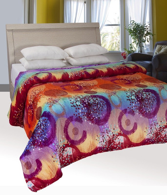 

ExpressionsHome Floral  Blanket(Polyester, Multicolor