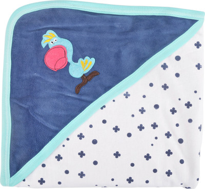 

Kandy Floss Polka  Coral Blanket(Polyester, Dark Blue
