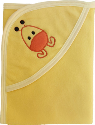 

Brandonn Cartoon  Hooded Baby Blanket(Polyester, MANGO