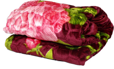 

IndiWeaves Floral  Quilt(Polyester, Brown, Multicolor