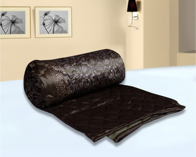 66% OFF on Easy Clean Floral Double Comforter(Microfiber, Green)