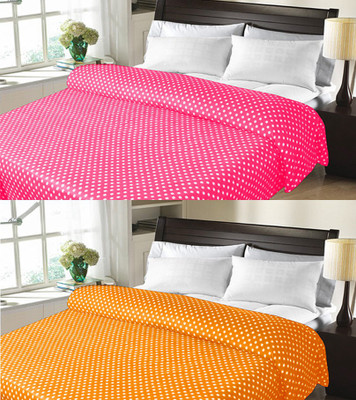 

Sanvi Traders Floral Double Blanket(Microfiber, Multicolor)