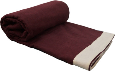 

Snuggle Plain  Dohar(Polyester, Maroon