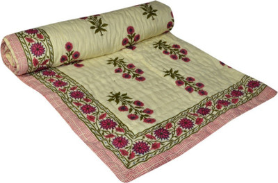 

Sellstra Floral  Comforter(Cotton, Grey