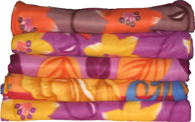 

Peponi Floral  Coral Blanket(Cotton, Multicolor