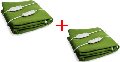 

Expressions Plain  Electric Blanket(Polyester, Green
