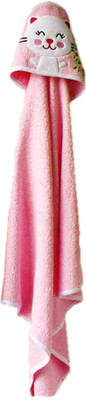 

Brandonn Poly Blend 200 GSM Bath Towel(Pink)