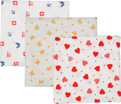 

Brother Baby Motifs  Crib Baby Blanket(Microfiber, White
