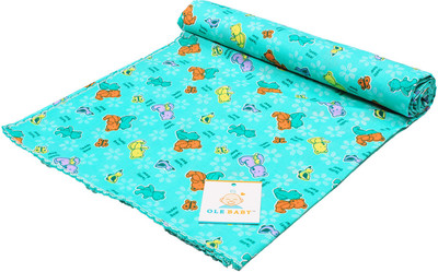 

Ole Baby Printed  Swadding Baby Blanket(Microfiber, Green