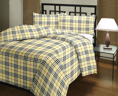 

Swastik Traders Checkered  Dohar(Microfiber, Yellow