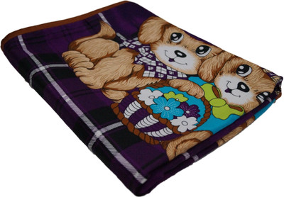 

Snuggle Cartoon  Crib Baby Blanket(Cotton, Multicolor
