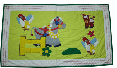 

Hugs N Rugs Embroidered  Comforter(Microfiber, Multicolor
