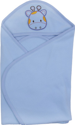 

Quick Dry Plain Single Hooded Baby Blanket(Sky Blue)
