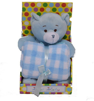 

Cloud9 Checkered  Blanket(Microfiber, Blue