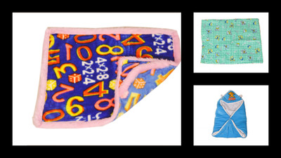 

The Chaddar Cartoon  Baby Sleep Sack(Microfiber, Multicolor