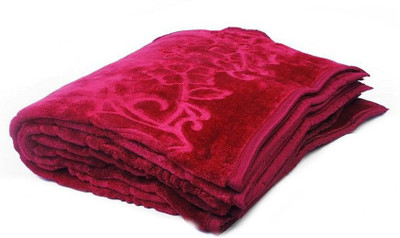 

Bed n Craft Plain  Mink Blanket(Microfiber, Red
