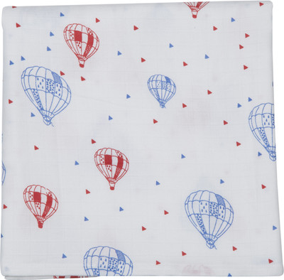 

Brother Baby Motifs  Swadding Baby Blanket(Microfiber, Cherry red with blue