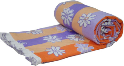 

Snuggle Floral Single Comforter(Polyester, Multicolor)