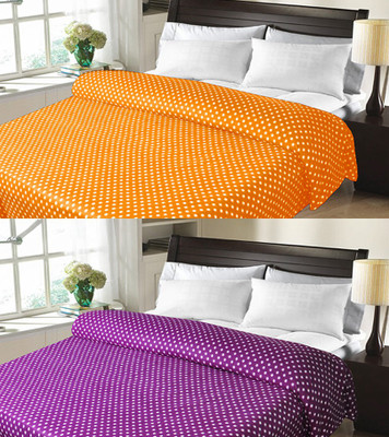 

Sanvi Traders Polka  Blanket(Microfiber, Multicolor